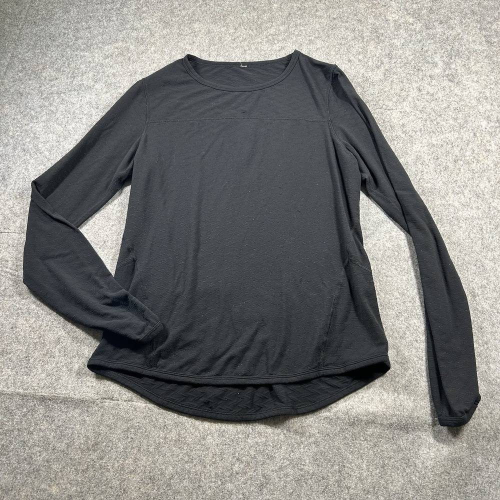 Lucy Active Women's Medium Black Thumbholes Long Sleeve Yoga